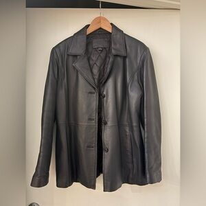 Denver Hayes Black Leather Jacket